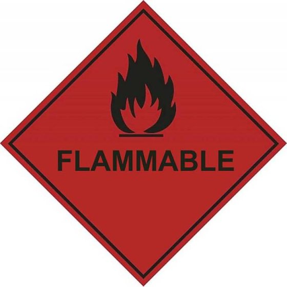 Flammable Hazard Label
