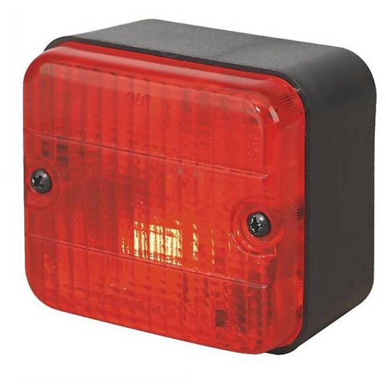 Rear Fog Lamp 12v for Trailer Boards by Maypole