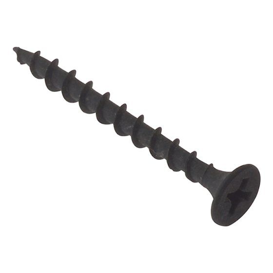 Drywall Screw Phillips Bugle Head SCT Black Phosp 4.2 x 100mm Bulk 500 by Forgefix - DWS100BP