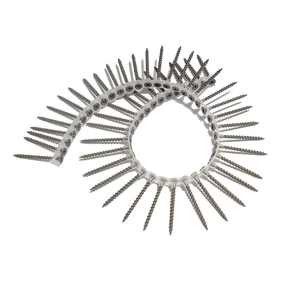 Drywall Collated Screw Phillips Bugle Head SCT 3.9 x 25mm Box 1000 by Forgefix - DWS25BPC