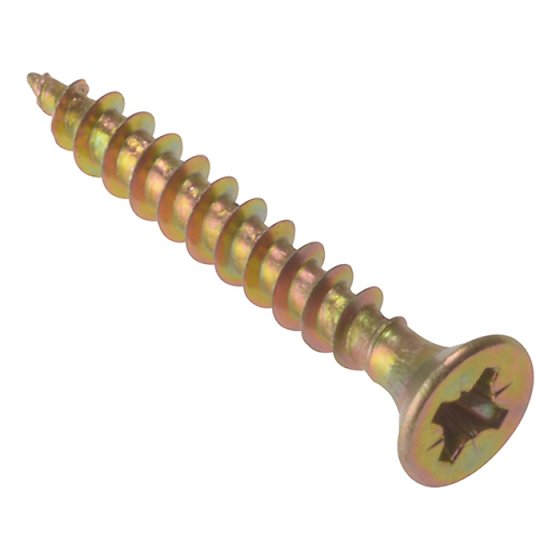 Multi-Purpose Pozi Screw CSK ST ZYP 5.0 x 50mm Box 200 by Forgefix - MPS550Y