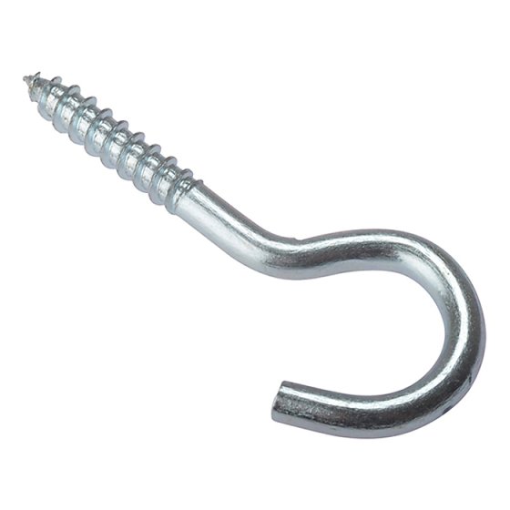 Screw Hook ZP 60 x 10g Bag 10 by Forgefix - 10SH6010
