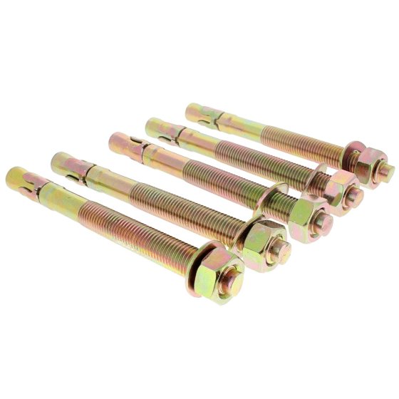 Through Bolt ZYP M20 x 220mm - Bag of 5 - by Forgefix - 5TB20220