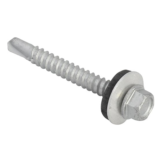 TechFast Hex Head Roofing Screw Self-Drill Light Section 5.5 x 45mm Pack 100 by Forgefix - TFHL5545