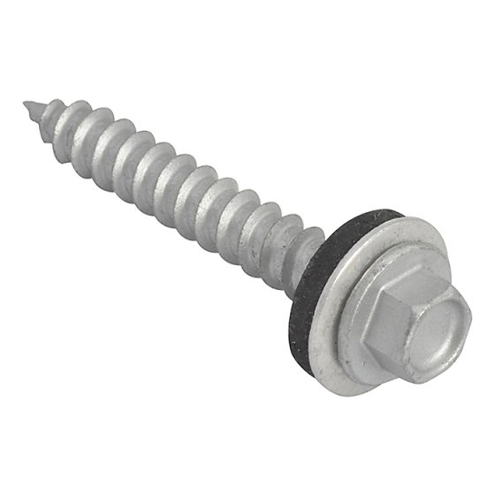 TechFast Hex Head Screw Sheet to Timber 6.3 x 45mm Pack 100 by Forgefix - TFHT6345