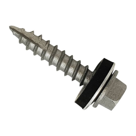 TechFast Metal Roofing to Timber Hex Screw T17 Gash Point 6.3 x 150mm x50