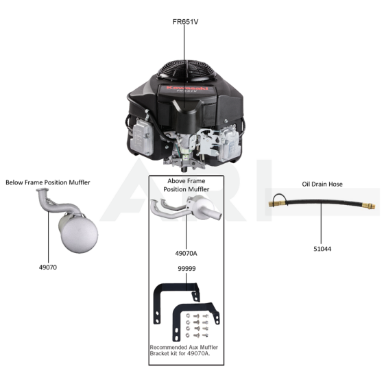 Kawasaki FR651V Engine Parts