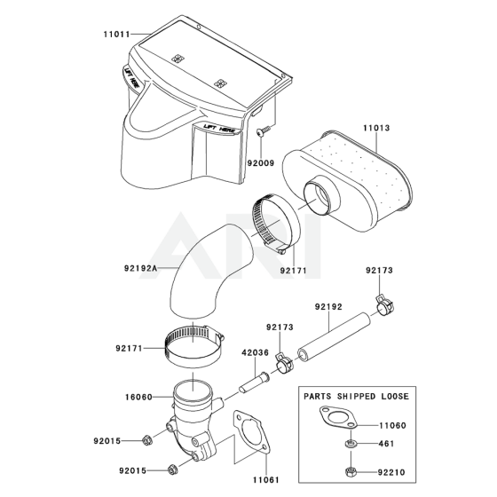 Air Filter for Kawasaki FR651V