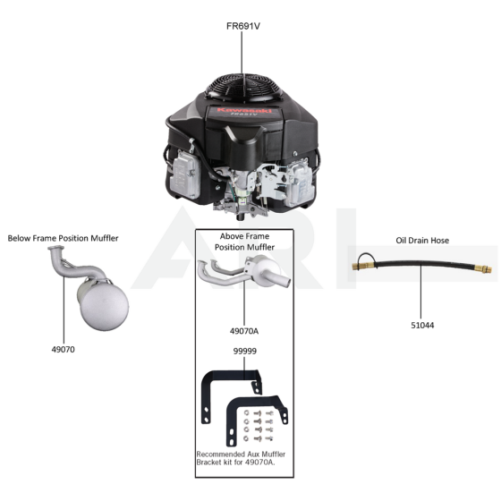 Kawasaki FR691V Engine Parts