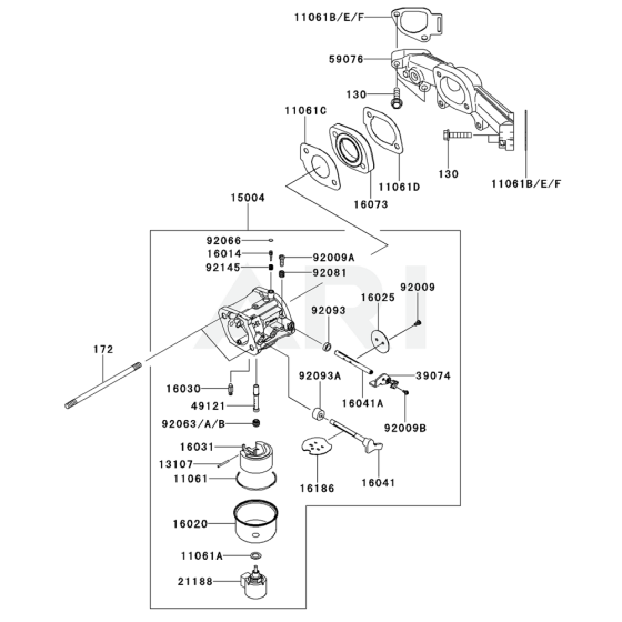 Carburettor for Kawasaki FR691V