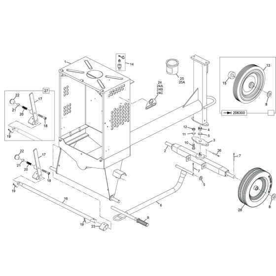Frame Assembly for Belle Mixers