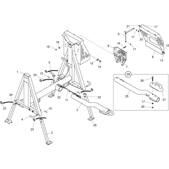 Frame Assembly for Mixer