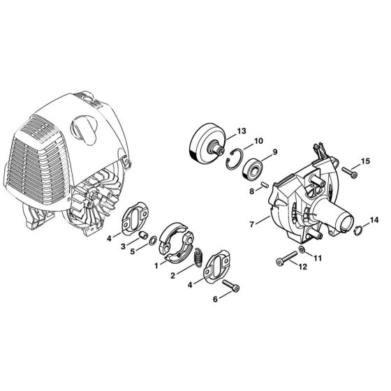 Clutch & Fan Housing for FS310