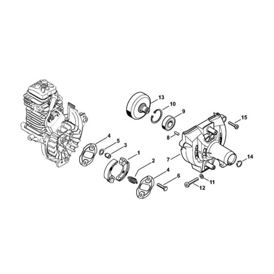 Clutch & Fan Housing for FS311