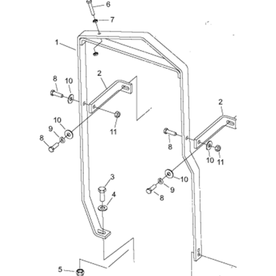 Lift Bail for FS3500 Saw