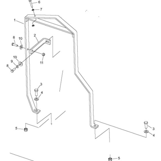 Lift Bail for FS3500 Floor Saw