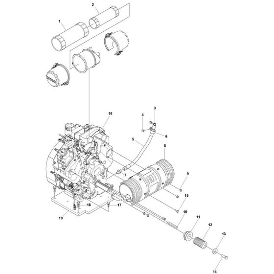 Engine Assembly for FS3500 G II