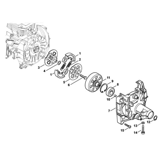 Clutch Assembly for Stihl FS360C