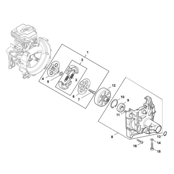 Clutch Assembly for Stihl FS 361C