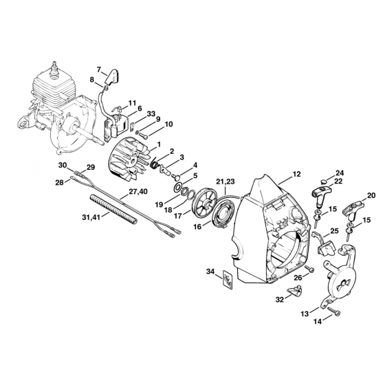 Stihl FS36 FS40 FS44 Ignition System