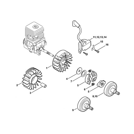 Stihl FS38 FS45 FS46 Ignition Parts