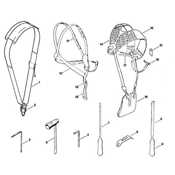 Harness & Tools for Stihl FS410