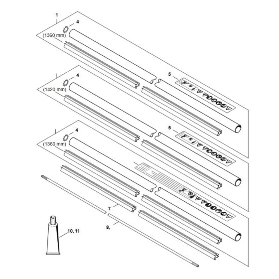 Drive Tube Assembly for Stihl