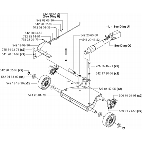 Axle & Pivot Assembly FS4800