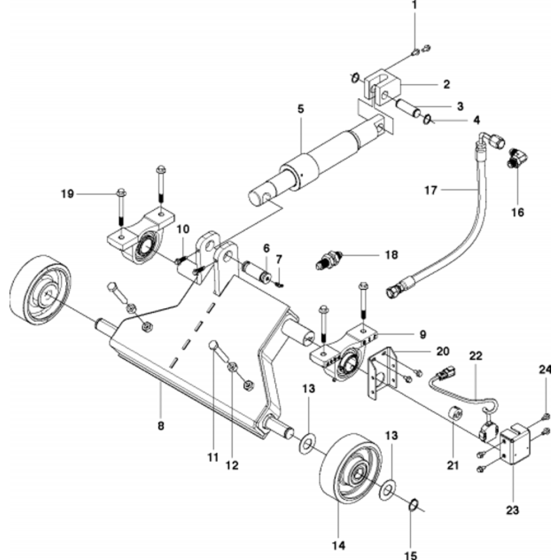 Front Axle Assembly for FS5000