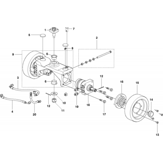 Rear Axle Assembly for FS5000