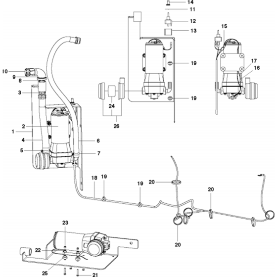 Water Pump Assembly for FS5000