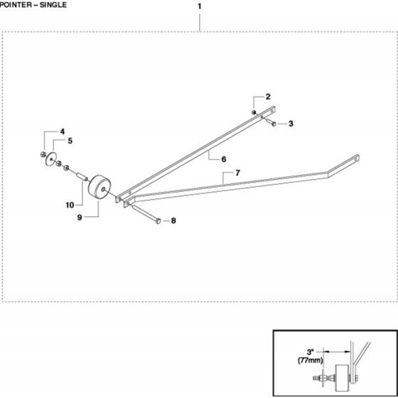 Pointer Assembly for Husqvarna