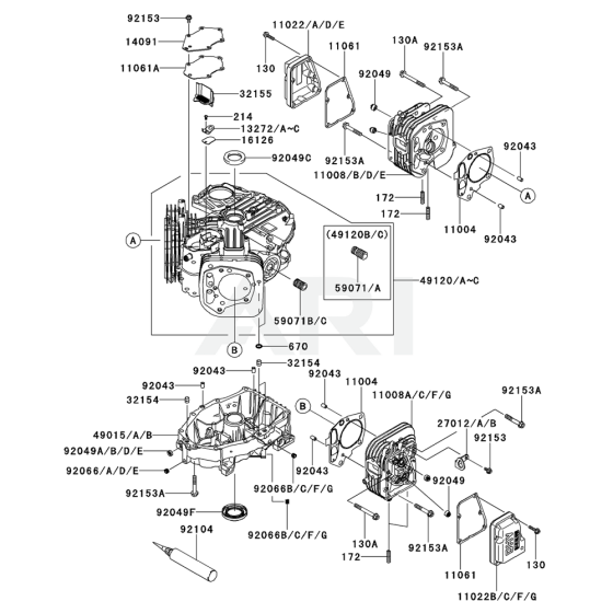 Cylinder / Crankcase for FS541V