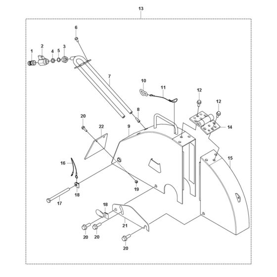 Blade Guard for Husqvarna FS600 E