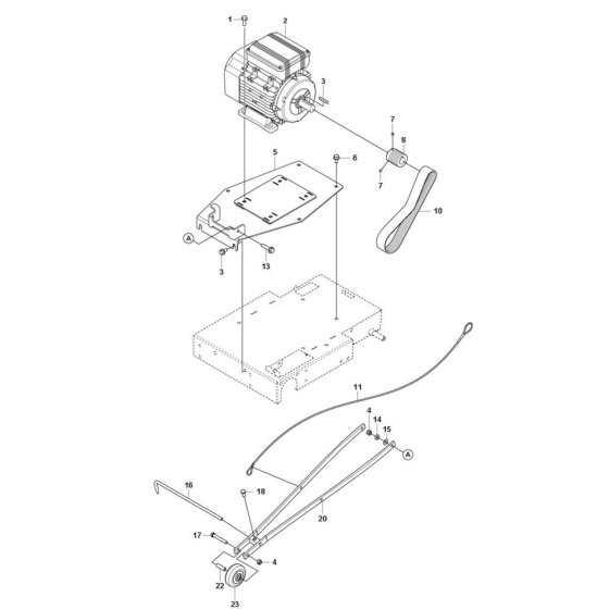 Motor Assembly for FS600 E