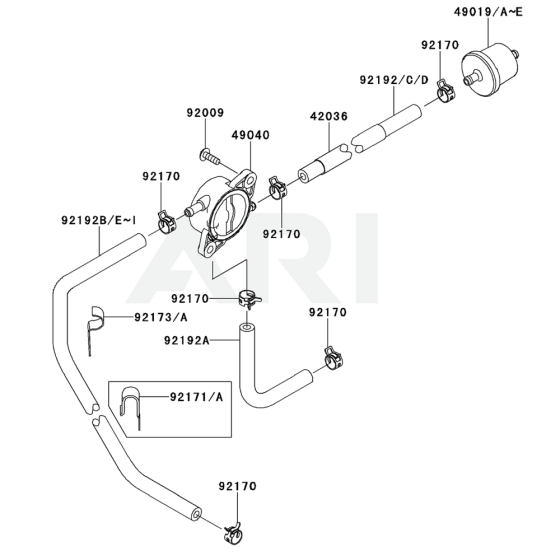 Fuel Tank & Valve for FS600V