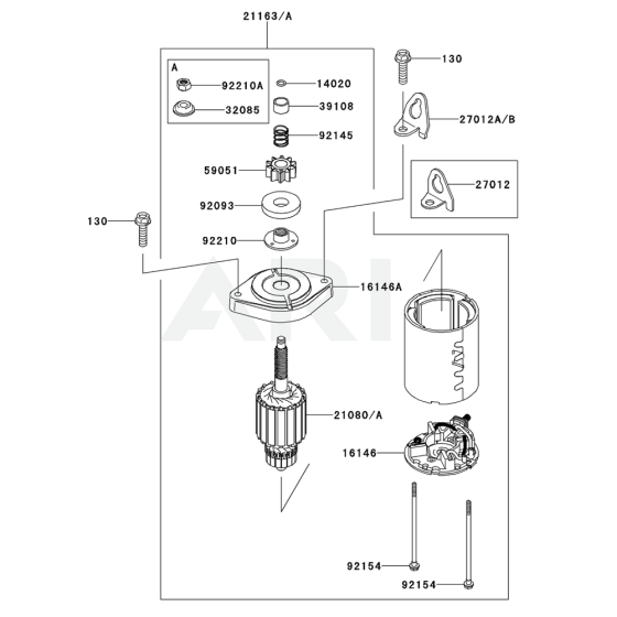 Starter for Kawasaki FS600V