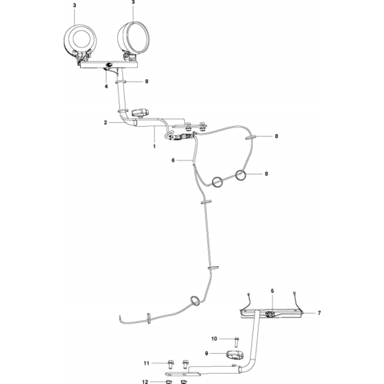 Lighting Kit for Husqvarna FS7000
