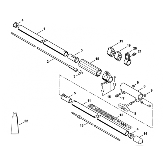 FS83t Drive Tube Assembly