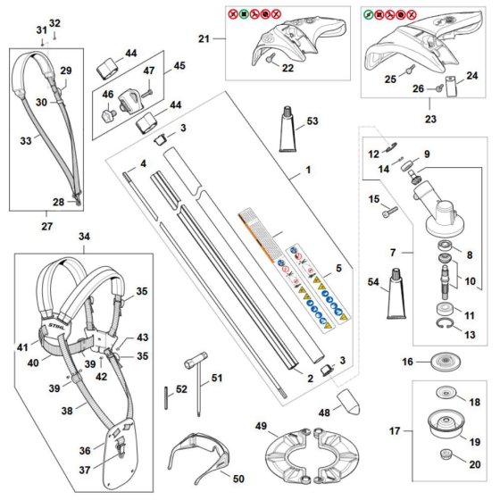 Gear Head Assembly for Stihl FSA 80