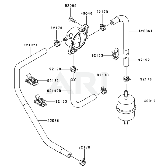 Fuel Tank & Valve for FT651V