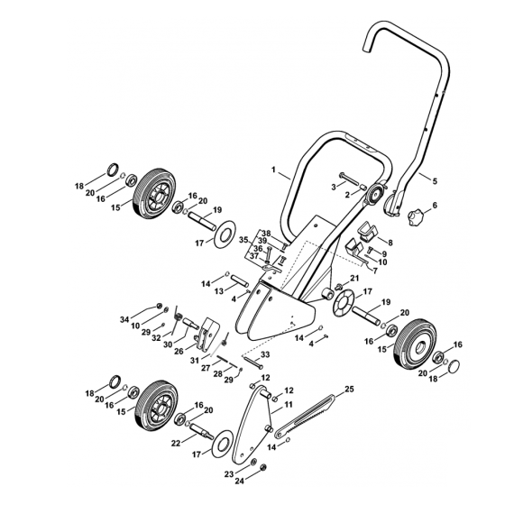 Stihl FW20 Frame Parts