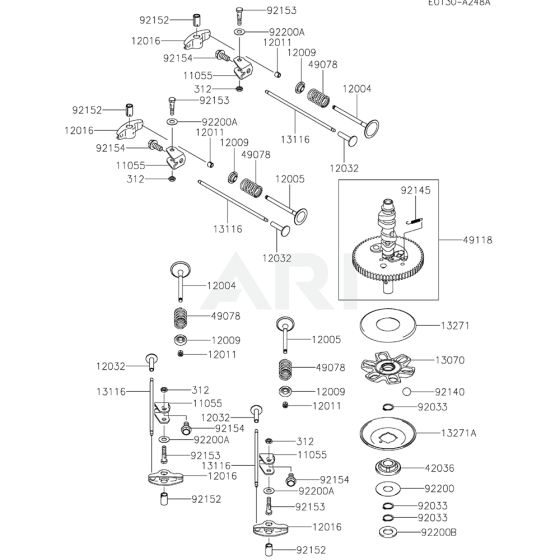 Valve/Camshaft for FX730V