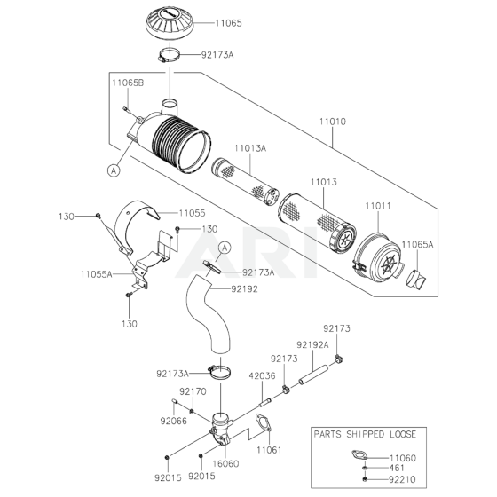 Air Filter & Muffler for FX691V