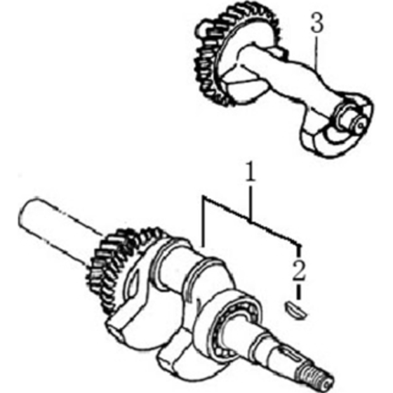 Crankshaft Assembly Loncin G390F