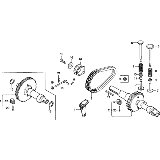 Camshaft Assembly for Honda G400K1