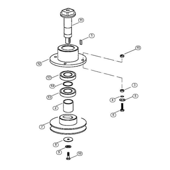 Blade Wheel Assembly for GB 370