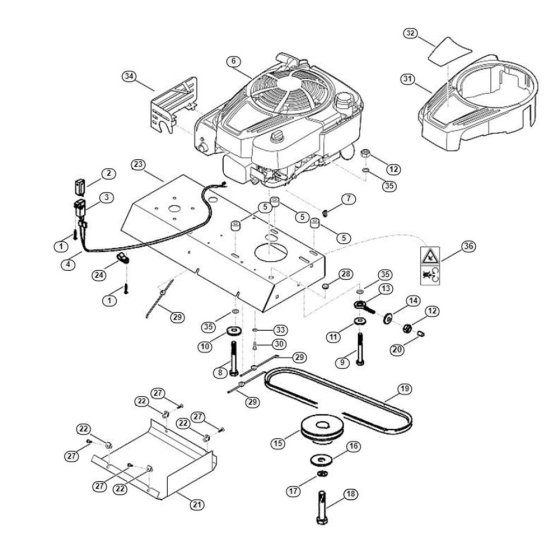 Engine, Drive Assembly