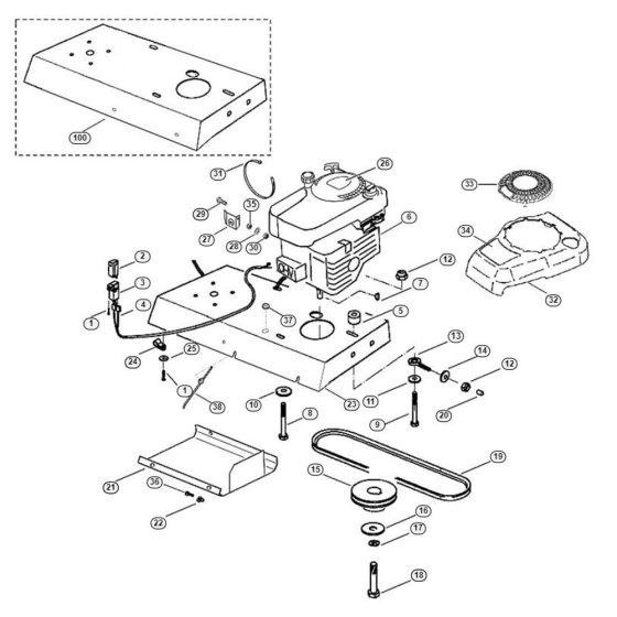 Engine, Drive Assembly
