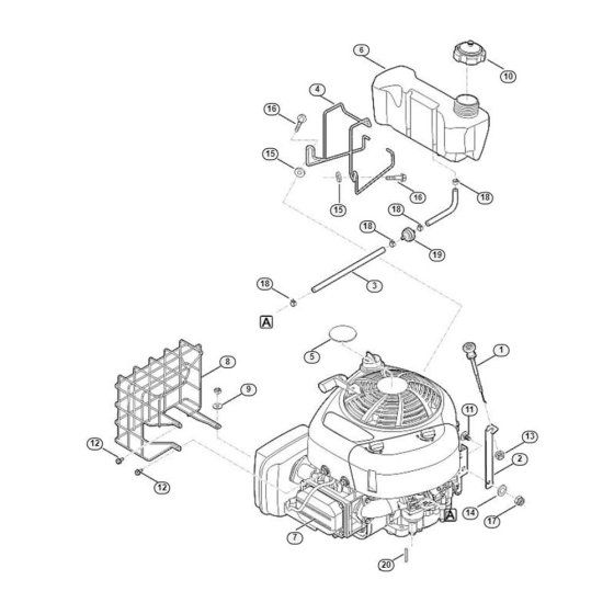 Engine, Tank Assembly